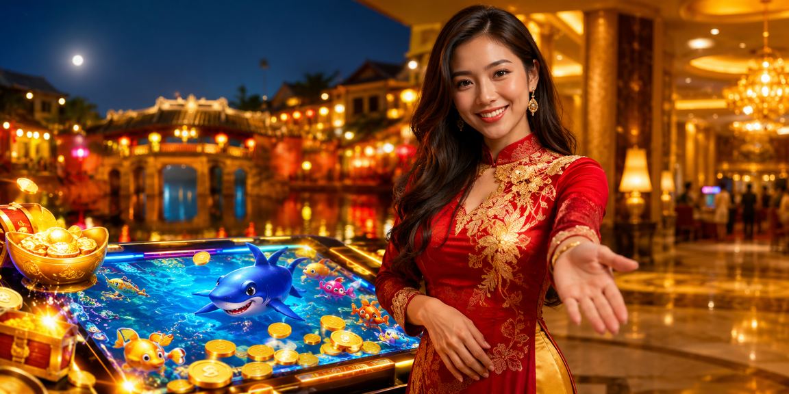 Đêm hội cá cược và giải trí casino tại phố cổ Hội An lung linh ánh đèn